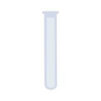 Empty test tube vector