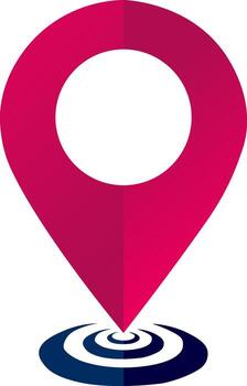 mínimo ubicación mapa icono logo símbolo vector diseño transparente antecedentes