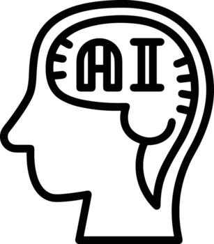 cerebro idea símbolo icono vector imagen. ilustración de el creativo inteligencia pensar diseño imagen. eps 10