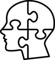 Brain idea symbol icon vector image. Illustration of the creative intelligence think design image. EPS 10