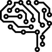 Brain idea symbol icon vector image. Illustration of the creative intelligence think design image. EPS 10