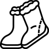 Boots symbol icon vector image. Illustration of the boot footwear shoe design image. EPS 10