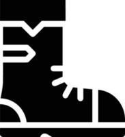 Boots symbol icon vector image. Illustration of the boot footwear shoe design image. EPS 10