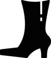 Boots symbol icon vector image. Illustration of the boot footwear shoe design image. EPS 10