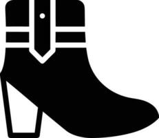 Boots symbol icon vector image. Illustration of the boot footwear shoe design image. EPS 10