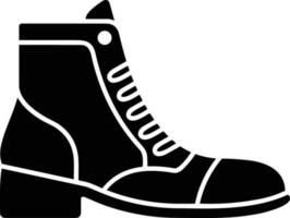 Boots symbol icon vector image. Illustration of the boot footwear shoe design image. EPS 10