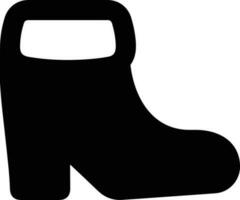 Boots symbol icon vector image. Illustration of the boot footwear shoe design image. EPS 10