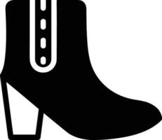 Boots symbol icon vector image. Illustration of the boot footwear shoe design image. EPS 10