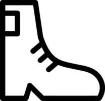 Boots symbol icon vector image. Illustration of the boot footwear shoe design image. EPS 10