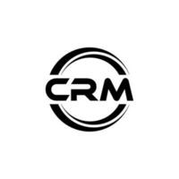 crm logo diseño, inspiración para un único identidad. moderno elegancia y creativo diseño. filigrana tu éxito con el sorprendentes esta logo. vector