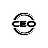 CEO Logo Design, Inspiration for a Unique Identity. Modern Elegance and Creative Design. Watermark Your Success with the Striking this Logo. vector