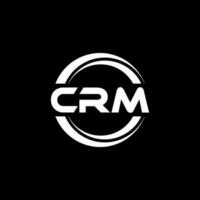 crm logo diseño, inspiración para un único identidad. moderno elegancia y creativo diseño. filigrana tu éxito con el sorprendentes esta logo. vector