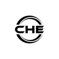 CHE Logo Design, Inspiration for a Unique Identity. Modern Elegance and Creative Design. Watermark Your Success with the Striking this Logo. vector