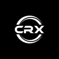 crx logo diseño, inspiración para un único identidad. moderno elegancia y creativo diseño. filigrana tu éxito con el sorprendentes esta logo. vector