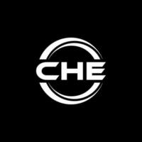 CHE Logo Design, Inspiration for a Unique Identity. Modern Elegance and Creative Design. Watermark Your Success with the Striking this Logo. vector