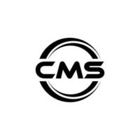 CMS Logo Design, Inspiration for a Unique Identity. Modern Elegance and Creative Design. Watermark Your Success with the Striking this Logo. vector
