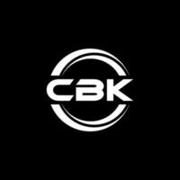 cbk logo diseño, inspiración para un único identidad. moderno elegancia y creativo diseño. filigrana tu éxito con el sorprendentes esta logo. vector