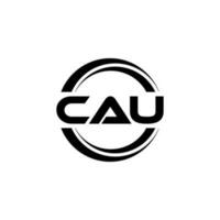 CAU Logo Design, Inspiration for a Unique Identity. Modern Elegance and Creative Design. Watermark Your Success with the Striking this Logo. vector