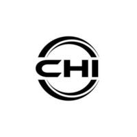 CHI Logo Design, Inspiration for a Unique Identity. Modern Elegance and Creative Design. Watermark Your Success with the Striking this Logo. vector