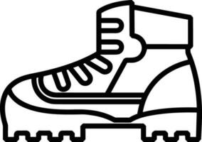 Boots symbol icon vector image. Illustration of the boot footwear shoe design image. EPS 10