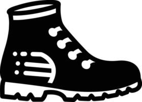 Boots symbol icon vector image. Illustration of the boot footwear shoe design image. EPS 10