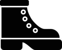 Boots symbol icon vector image. Illustration of the boot footwear shoe design image. EPS 10