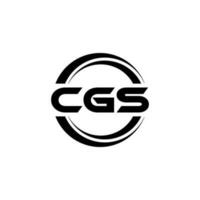 CGS Logo Design, Inspiration for a Unique Identity. Modern Elegance and Creative Design. Watermark Your Success with the Striking this Logo. vector