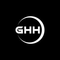 ghh logo diseño, inspiración para un único identidad. moderno elegancia y creativo diseño. filigrana tu éxito con el sorprendentes esta logo. vector