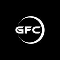 gfc logo diseño, inspiración para un único identidad. moderno elegancia y creativo diseño. filigrana tu éxito con el sorprendentes esta logo. vector