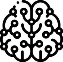 Brain idea symbol icon vector image. Illustration of the creative intelligence think design image. EPS 10