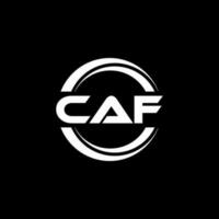 CAF Logo Design, Inspiration for a Unique Identity. Modern Elegance and Creative Design. Watermark Your Success with the Striking this Logo. vector