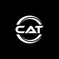 CAT Logo Design, Inspiration for a Unique Identity. Modern Elegance and Creative Design. Watermark Your Success with the Striking this Logo. vector