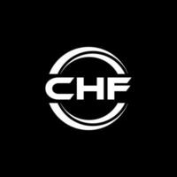 chf logo diseño, inspiración para un único identidad. moderno elegancia y creativo diseño. filigrana tu éxito con el sorprendentes esta logo. vector