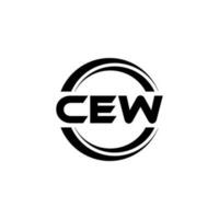 CEW Logo Design, Inspiration for a Unique Identity. Modern Elegance and Creative Design. Watermark Your Success with the Striking this Logo. vector