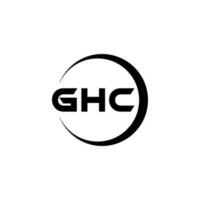 ghc logo diseño, inspiración para un único identidad. moderno elegancia y creativo diseño. filigrana tu éxito con el sorprendentes esta logo. vector