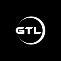 gtl logo diseño, inspiración para un único identidad. moderno elegancia y creativo diseño. filigrana tu éxito con el sorprendentes esta logo. vector