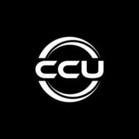 ccu logo diseño, inspiración para un único identidad. moderno elegancia y creativo diseño. filigrana tu éxito con el sorprendentes esta logo. vector