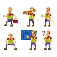 Building Builder Collection Vector Set