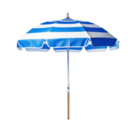 Striped beach umbrella png