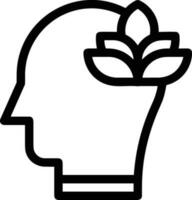 Brain idea symbol icon vector image. Illustration of the creative intelligence think design image. EPS 10