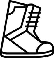 Boots symbol icon vector image. Illustration of the boot footwear shoe design image. EPS 10