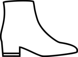 Boots symbol icon vector image. Illustration of the boot footwear shoe design image. EPS 10