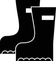 Boots symbol icon vector image. Illustration of the boot footwear shoe design image. EPS 10