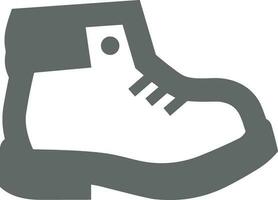 Boots symbol icon vector image. Illustration of the boot footwear shoe design image. EPS 10