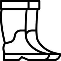 Boots symbol icon vector image. Illustration of the boot footwear shoe design image. EPS 10