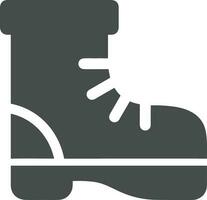 Boots symbol icon vector image. Illustration of the boot footwear shoe design image. EPS 10