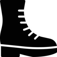 Boots symbol icon vector image. Illustration of the boot footwear shoe design image. EPS 10