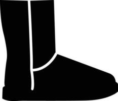 Boots symbol icon vector image. Illustration of the boot footwear shoe design image. EPS 10