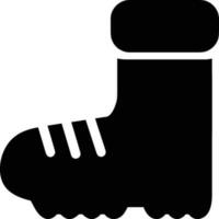 Boots symbol icon vector image. Illustration of the boot footwear shoe design image. EPS 10