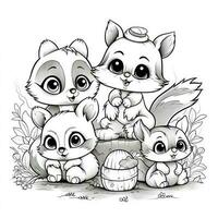 Animals Coloring Pages photo